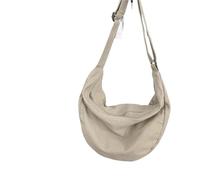ABFJHFK Bolsa Tela Mujer Solid Color Canvas Female Crossbody Bags For Women Large Capacity Shopping Messenger Bag Student Shoulder Unisex School(Grey)