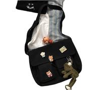 ABFJHFK Bolsa Tela Mujer Women Simple Messenger Bag Casual Satchel Ladies Handbags Shoulder Pouch Girls Sweet Printed Canvas Cross School Bags(Color5)