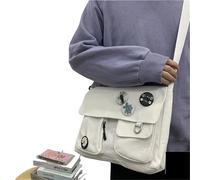 ABFJHFK Bolsa Tela Mujer Youth Canvas Diagonal Crossbody Bag Casual Version Ladies Large Capacity Shoulder Bags Solid Color Women Messenger(Color2)