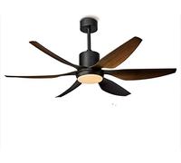 ABGRC Luz de ventilador de verano moderna y silenciosa lámpara de ventilador de techo, silenciosa transformación de frecuencia de ventilador de techo, gran viento, luz creativa para el salón en casa