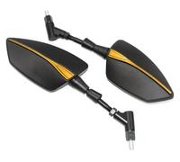 ABHBVGZFZT Espejos Retrovisores Moto para CFMOTO 400NK 650NK 150NK 250NK 400GT 650MT CF500 CF600 800MT 450MT 450SS 450SR Motocicleta Retrovisor Espejo Lateral Espejos(Golden)