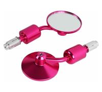 ABHBVGZFZT Espejos Retrovisores Moto para Kawasaki para Z1000 para Z750 para ER-6F para ER-6N Espejo Retrovisor De 7/8" con Extremo Manillar 3" para Motocicleta(Rose Red)