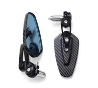 ABHBVGZFZT Espejos Retrovisores Moto para Kawasaki Z250 Z300 Z400 Z650 Z750 Z800 Z900 Z1000 ZX6R ZX10R Z650RS Z 1000 R/GSX Motocicleta Retrovisor(Black)