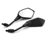 ABHBVGZFZT Espejos Retrovisores Moto para Suzuki para V-Strom 650 1000 DL650 DL1000 DL250 para GSR750 para GSR250 Motocicleta Retrovisor Espejo Espejos Laterales(Black)