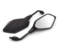 ABHBVGZFZT Espejos Retrovisores Moto para Suzuki para V-Strom 650 1000 DL650 DL1000 DL250 para GSR750 para GSR250 Motocicleta Retrovisor Espejo Espejos Laterales(Carbon Fiber)