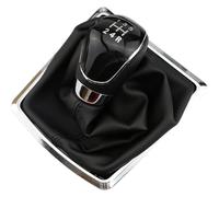 ABHBVGZFZT Palanca De Cambios Para Ford Para Focus 2 MK2 2005-2011 Para Fiesta Para Kuga 2008-2012 5 6 Velocidades Pomo Cambio Marchas Funda Cuero(5 Black With Dust)
