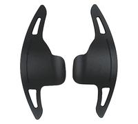 ABHBVGZFZT Paleta De Cambio Volante Para Serie 1 2 3 4 5 Y 6 Extensión Palanca Cambios Volante 2 Paletas Accesorios Aluminio(Black)