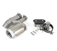 ABHBVGZFZT para BMW S1000-RR 2017 2018 Motocicleta Escape Intermedio Tubo De Conexión Silenciador Protector Térmico DB Killer Deslizante Silenciador Escape(A5)