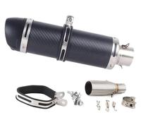 ABHBVGZFZT para Piaggio para Beverly 125 300 MP3 250 Motocicleta Escape Intermedio Silenciador Slip-On Tubo De Silenciador Escape(9)