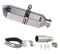 ABHBVGZFZT para Piaggio para Beverly 125 300 MP3 250 Motocicleta Escape Intermedio Silenciador Slip-On Tubo De Silenciador Escape(5)