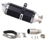 ABHBVGZFZT para Piaggio para Beverly 125 300 MP3 250 Motocicleta Escape Intermedio Silenciador Slip-On Tubo De Silenciador Escape(8)