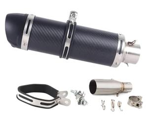 ABHBVGZFZT para Piaggio para Beverly 125 300 MP3 250 Motocicleta Escape Intermedio Silenciador Slip-On Tubo De Silenciador Escape(9)