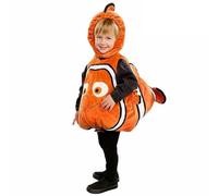 Abhpjuy Disfraz de Halloween para niños, disfraz de encontrar nemo payaso, ropa de navidad, carnaval, mono (XS) (85-100cm)