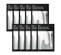 Abib - Gummy Sheet Mask - Collagen Milk Sticker - 10piezas