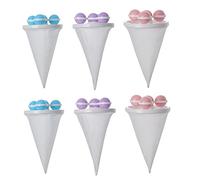 Abibiocy 6Pcs Floating Hair Filtering Mesh Removal Pet Hair Remover Laundry Filter Reusable Washing Machine Filter Cleaning Mesh Baglint Catcher for Washing Machine