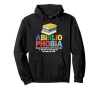 Abibliofobia Miedo a quedarse sin libros para leer lectura Sudadera con Capucha