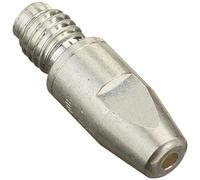 Abicor Binzel 147.0679 - Punta de contacto para antorcha de soldadura, CuCrZr chapada en plata, tamaño de rosca M8, diámetro de alambre de 2,4 mm, diámetro de 10 mm, longitud de 30 mm (paquete de 10)