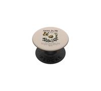 Abide In Me Juan 15:4 Biblia Cristiana Escritura Flores PopSockets PopGrip Adhesivo