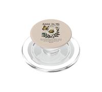 Abide In Me Juan 15:4 Biblia Cristiana Escritura Flores PopSockets PopGrip para MagSafe