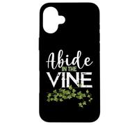 Abide in The Vine Camisa Christain Faith Camisa Dios Biblia Carcasa para iPhone 16 Plus