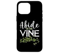 Abide in The Vine Camisa Christain Faith Camisa Dios Biblia Carcasa para iPhone 16 Pro MAX