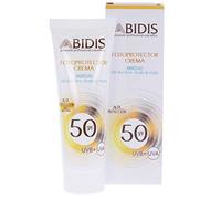 ABIDIS, Protector Solar en Crema, Fotoprotector Hidratante Antiedad, 50% Aloe Vera y Aceite de Argán. Alta Protección FPS/SPF 50 UVB+UVA, 75 ml