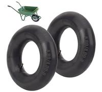 Abiemuce 2PCS Neumáticos con Cámara, Pulgadas, Cámara de Rueda de Carretilla, Rueda de Carretilla de Mano, Tubos de Repuesto para Carro (2PCS-4.8)