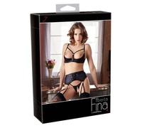 Abierta Fina Hebe - Strapsset (85B/L, 1 unidad)