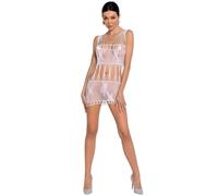 Abierto combinación sexy passion mujer bs084 rojo, Talla Taille unique 14, Poids 0.064 Kg, Colores Blanco