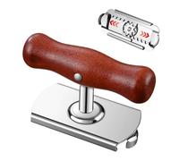Abierto de tarro, Versatile Cap Remover, Authentic with Steel Mechanism, Hardwood Beverage Opener, Multi-Function Kitchen Tool with Classic Design, Drinking Accessory for Women and Families