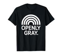 Abierto Gris Divertido Pelo Gris Orgullo Todo Natural Gris Senior Camiseta