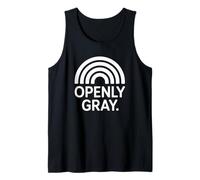 Abierto Gris Divertido Pelo Gris Orgullo Todo Natural Gris Senior Camiseta sin Mangas