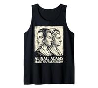 Abigail Adams Martha Washington Fundadora Madres 250 USA Camiseta sin Mangas