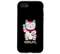 Abigail Lindo gatito agitando diseño de gato para niñas nombre Abigail Carcasa para iPhone SE (2020) / 7 / 8