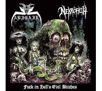 ABIGAIL / NEKROFILTH - F**K IN HELL’S EVIL BITCHES (LUCKY DIP - BLACK OR SPLATTER) [Vinilo]