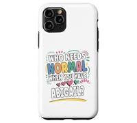 Abigail Personalized Name Funny Cute Custom Abigail Name Carcasa para iPhone 11 Pro