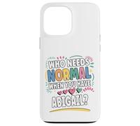 Abigail Personalized Name Funny Cute Custom Abigail Name Carcasa para iPhone 13 Pro MAX