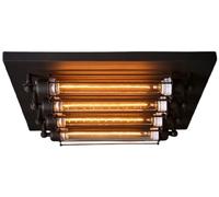 Abigali Retro plafón 4x8 W negro ABIGALI-KRN4E27