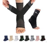 ABIRAM Tobillera Estabilizadora Protector, Compresión Ajustable Protección de Tobillos,Calcetines Compresivos, fascitis plantar, orceduras,tendinitis de Aquiles, endaje para el pie, 1 par