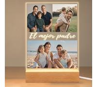 ABirdon Regalo Personalizado para Papá, Marco de Fotos Personalizado Día del Padre, Regalo de Cumpleaños para Papá, Regalo Único para Padre, Ideal para Navidad o San Valentín