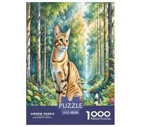 Abisinia 1000 Piezas Animales Rompecabezas De Desafiantes Impossible Puzzle Juguetes Juego De Habilidad para Toda La Familia Regalos 38x26cm/1000pcs