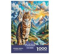 Abisinia 1000 Piezas Animales Rompecabezas De Desafiantes Impossible Puzzle Juguetes Juego De Habilidad para Niños Regalos 38x26cm/1000pcs