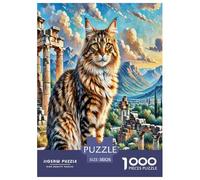 Abisinia 1000 Piezas Animales Rompecabezas De Desafiantes Impossible Puzzle Juguetes Juego Familiar Adultos Regalos 38x26cm/1000pcs