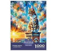 Abisinia 1000 Piezas Animales Rompecabezas De Desafiantes Impossible Puzzle Juguetes Juego Familiar para Adultos Y Niños Regalos 70x50cm/1000pcs
