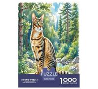 Abisinia 1000 Piezas Animales Rompecabezas De Desafiantes Impossible Puzzle Juguetes Rompecabezas De Juego Adultos Regalos 70x50cm/1000pcs