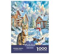 Abisinia 1000 Piezas Animales Rompecabezas De Desafiantes Juguetes Juego De Habilidad para Adultos Regalos 70x50cm/1000pcs