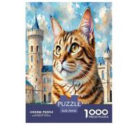 Abisinia 1000 Piezas Animales Rompecabezas De Desafiantes Juguetes Juego De Habilidad para Adultos Regalos 70x50cm/1000pcs