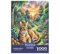 Abisinia 1000 Piezas Animales Rompecabezas De Desafiantes Juguetes para Adultos Juego Familiar Adultos Regalos 38x26cm/1000pcs