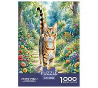 Abisinia 1000 Piezas Animales Rompecabezas De Desafiantes Juguetes para Adultos Juego Familiar Toda La Familia Regalos 38x26cm/1000pcs