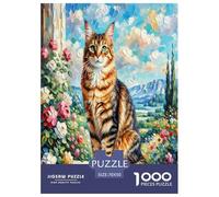 Abisinia 1000 Piezas Animales Rompecabezas De Desafiantes Juguetes Rompecabezas De Juego Adultos Regalos 70x50cm/1000pcs
